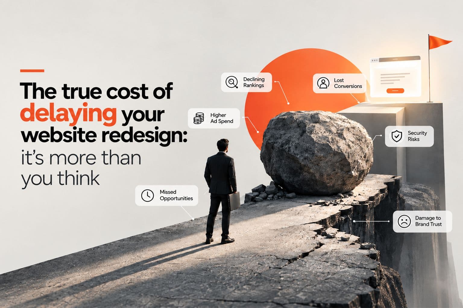 The true cost of delaying your website redesign: it's more than you think