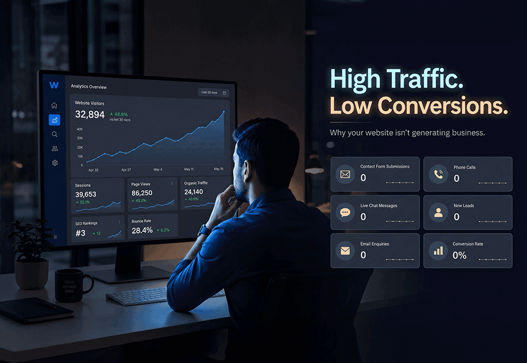 Your Website Gets Traffic But Zero Leads? Here's the Real Reason Why