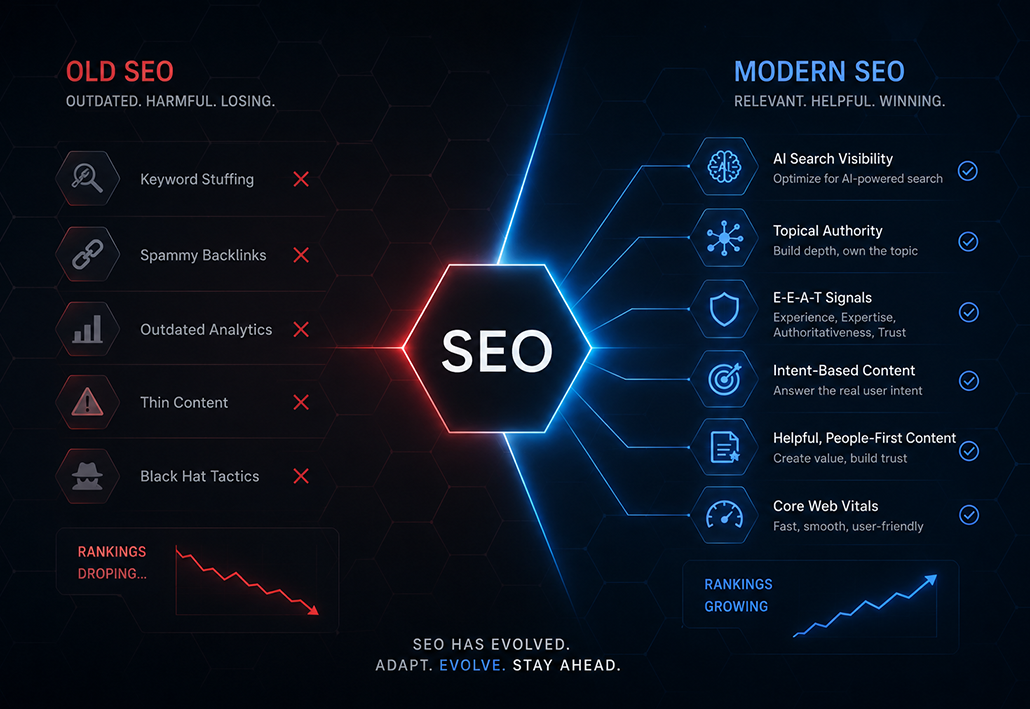 Old SEO tactics hurting rankings vs what works in 2026