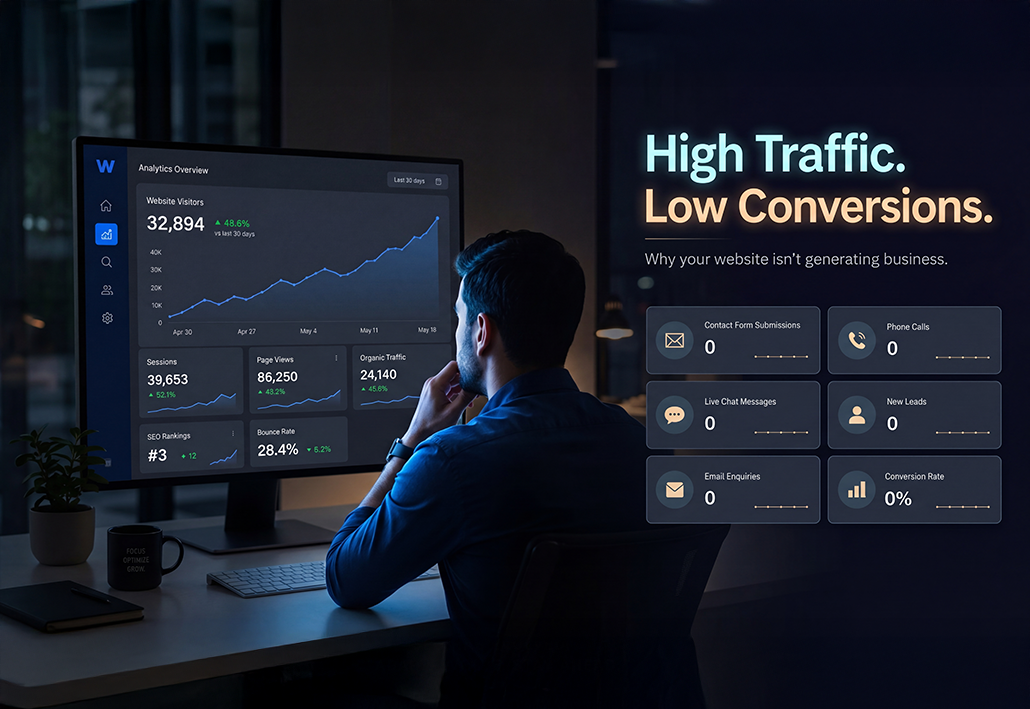 Website gets traffic but no leads - here's why